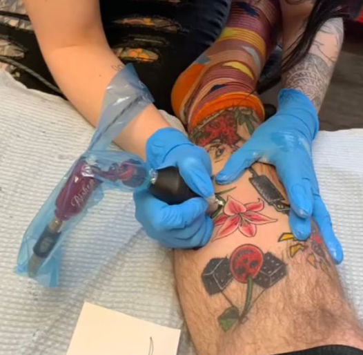 Electric WoodpeckerTattoo